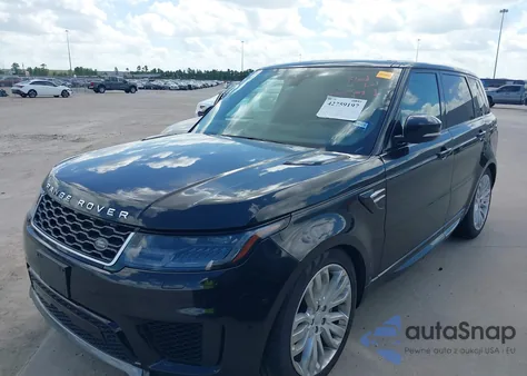 2019 Land Rover Range Rover Sport Hse из США, поврежденный, VIN SALWR2RV7KA848425